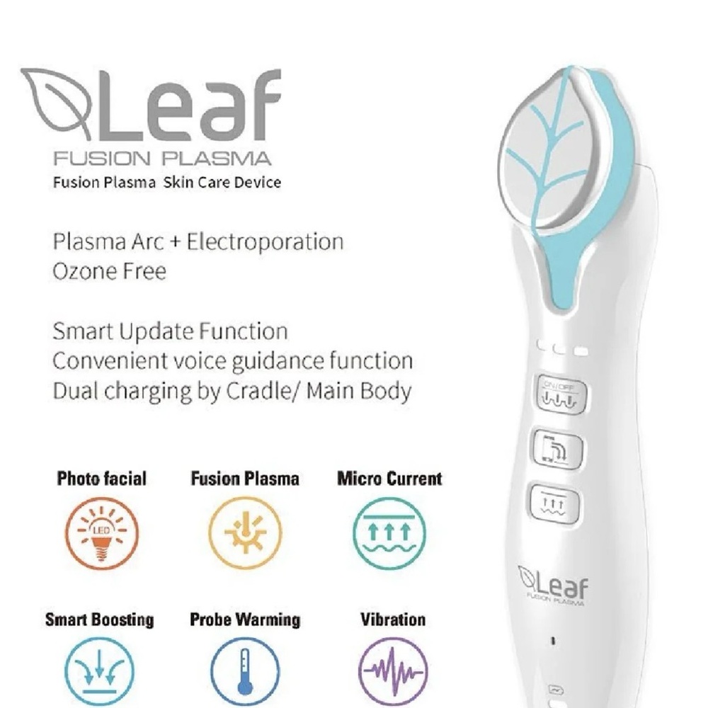 Fusion Plasma Skin Care Device - White and Blue